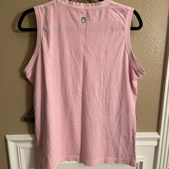 Life Is Goid Half Full Lemonade Pink Womens Tank Top L - Picture 6 of 13